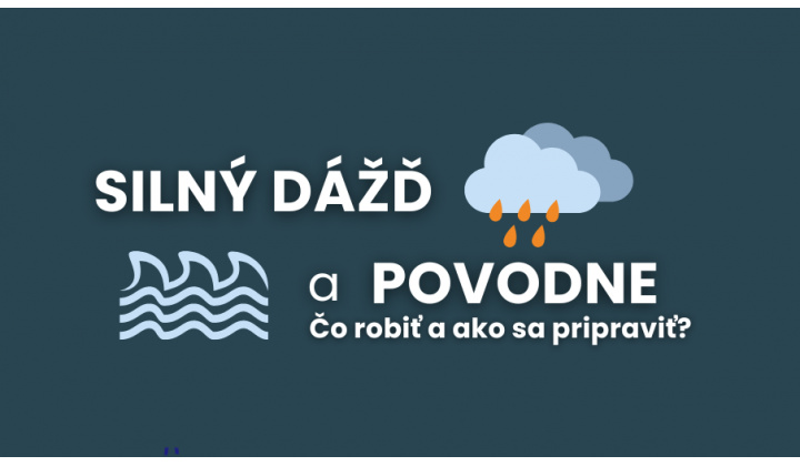 Odporúčania civilnej obrany - povodne, vietor, zosuv pôdy